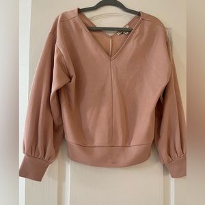 Light pink express v-neck sweater
